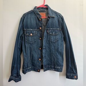 Levi's Men's Dark Blue Denim Jacket